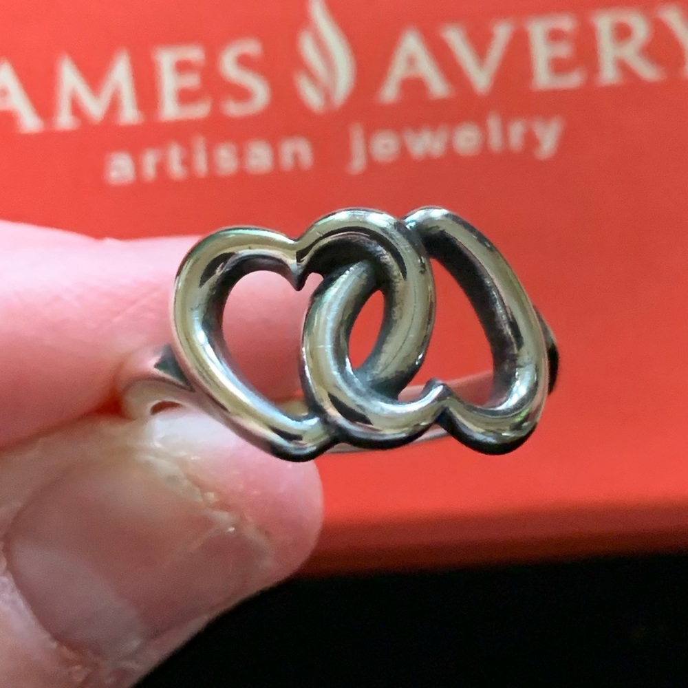James Avery Two Hearts Together Ring